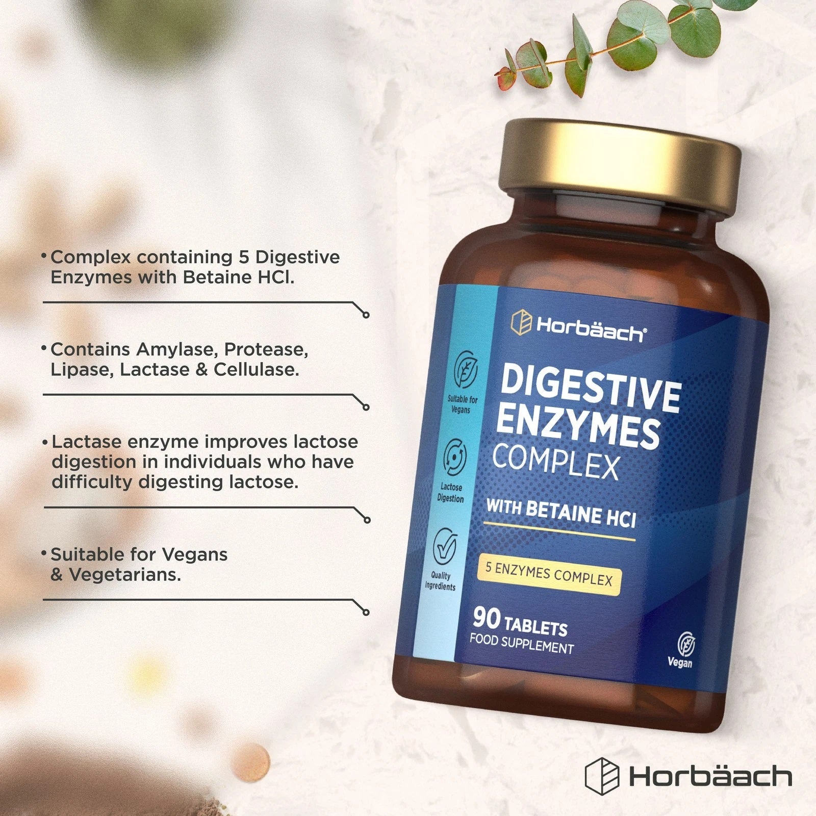 Digestive Enzymes Complex | 90 Tablets