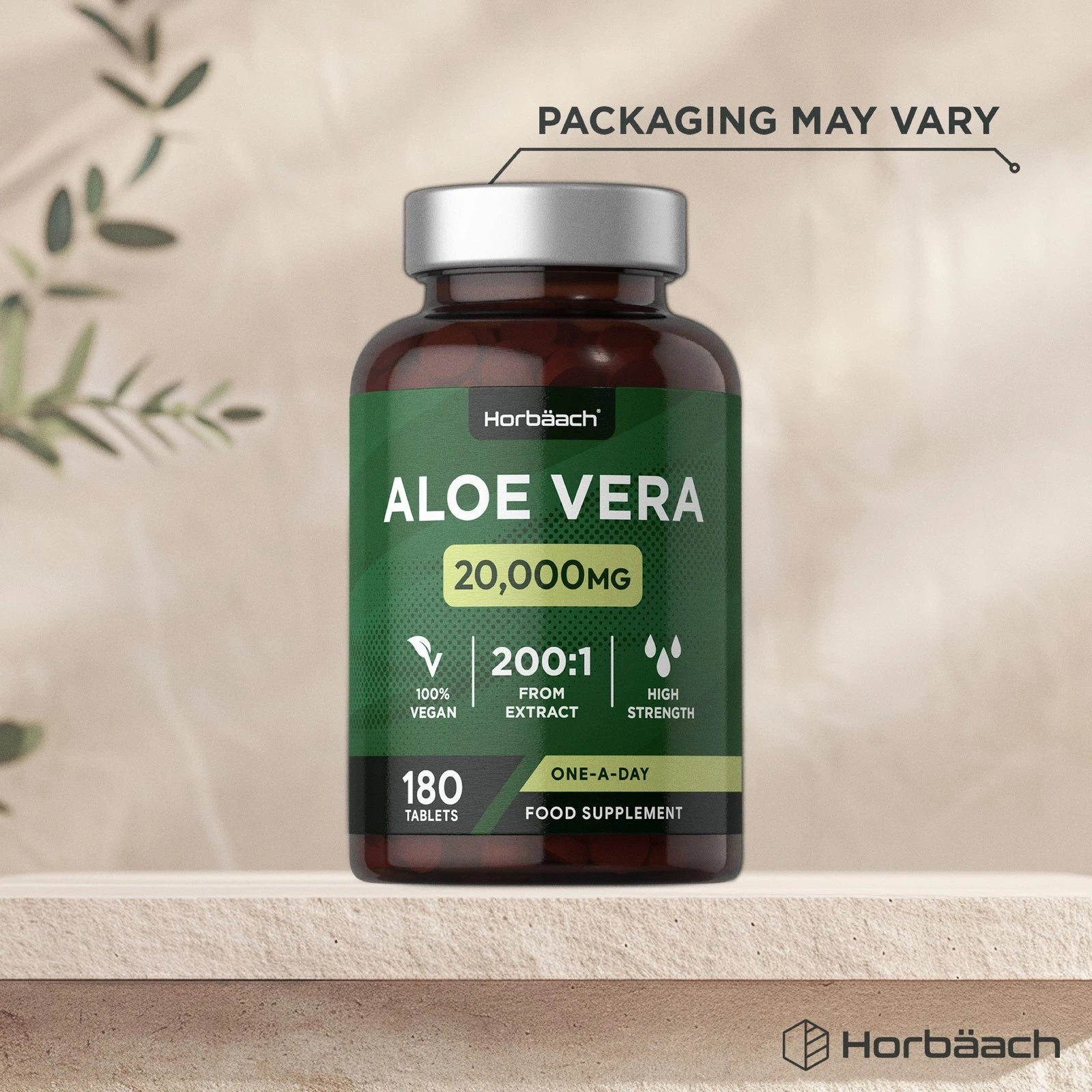 Aloe Vera 20,000 mg | 180 Tablets