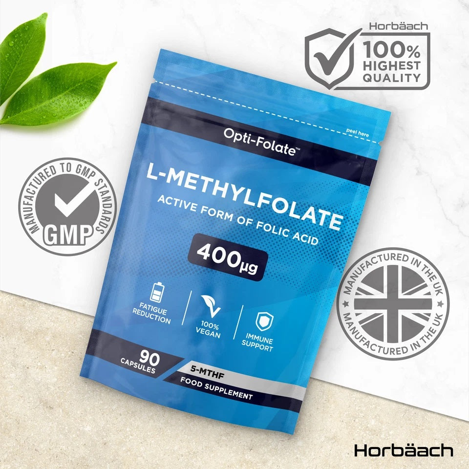 L-Methylfolate 400 ug | 90 Capsules