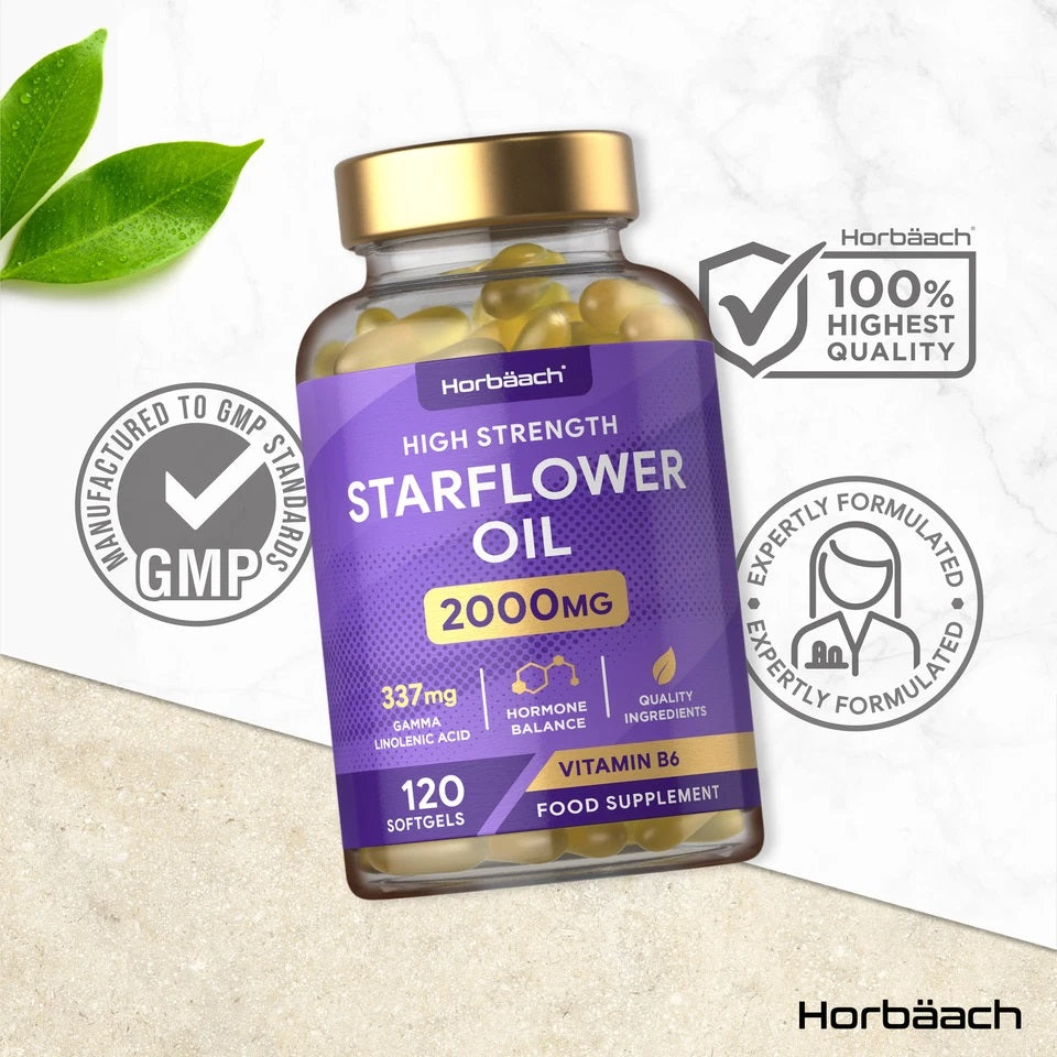 Starflower Oil 2000 mg | 120 Softgels