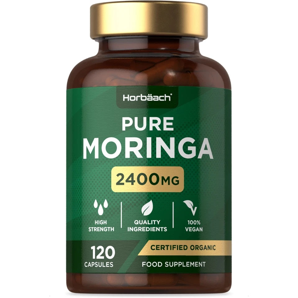 Moringa Oleifera 2400 mg | Organic | 120 Capsules