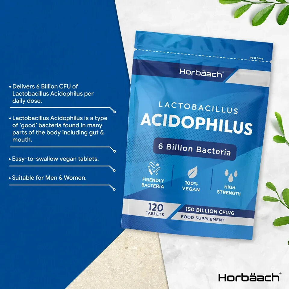 Acidophilus 6 Billion CFU | 120 Tablets