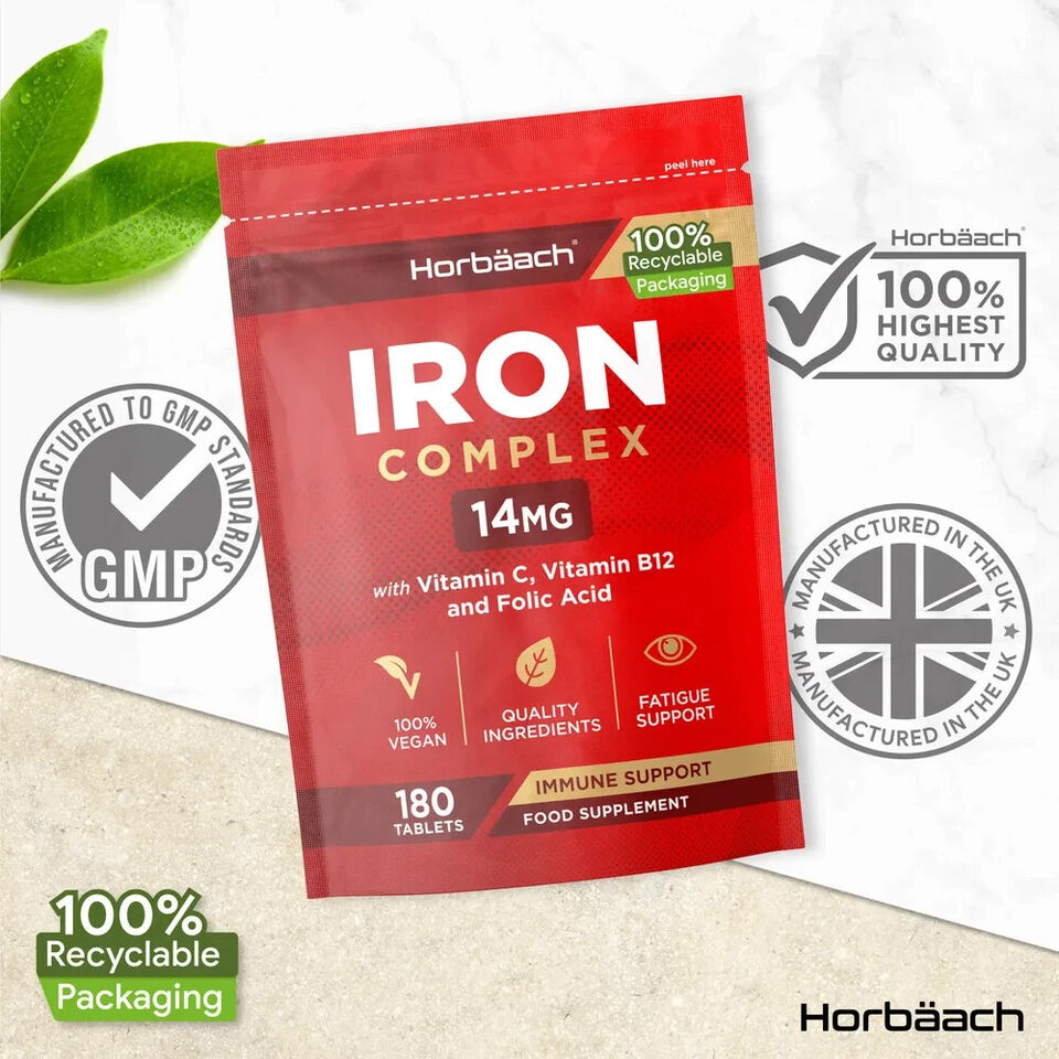 Iron Complex 14 mg | 180 Tablets