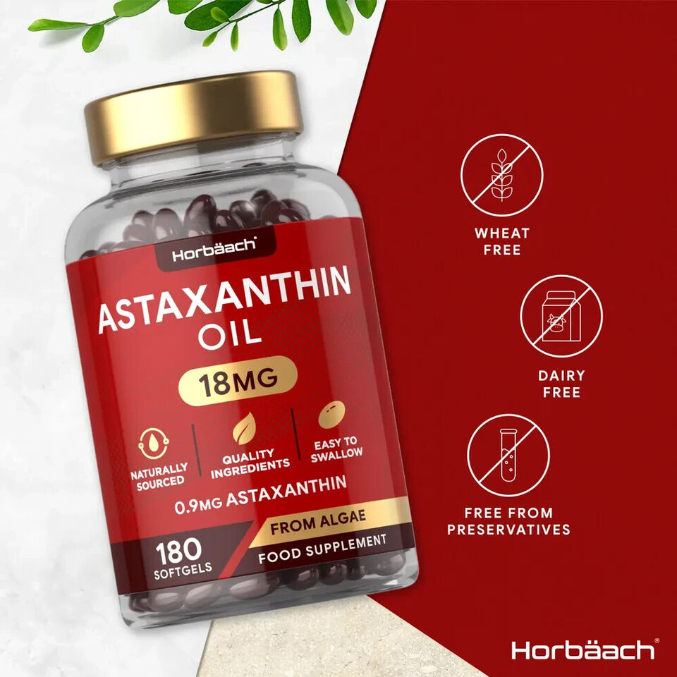 Astaxanthin 18 mg | 180 Softgels