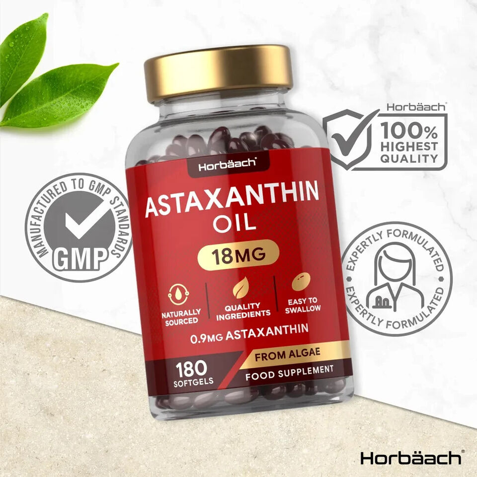 Astaxanthin 18 mg | 180 Softgels