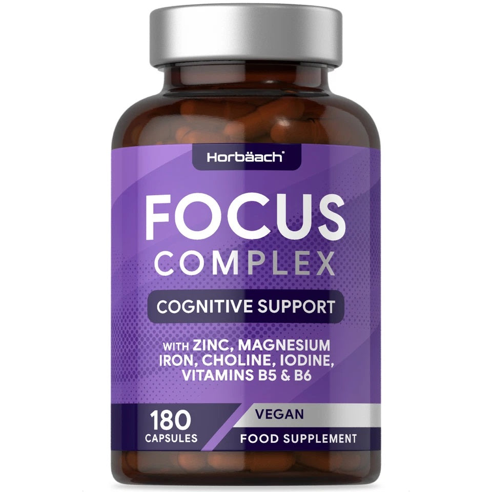 Focus Complex with Cognitive Support | 180 Capsules