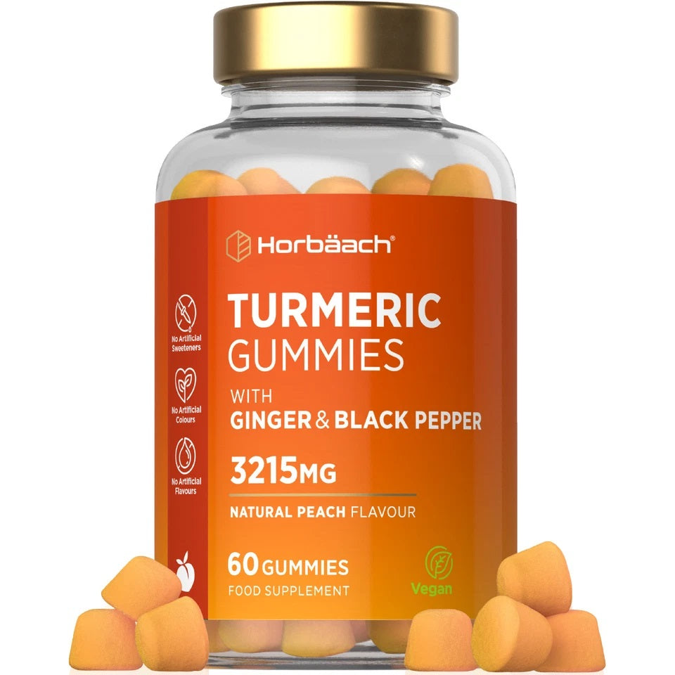 Turmeric and Ginger 3215 mg | 60 Gummies