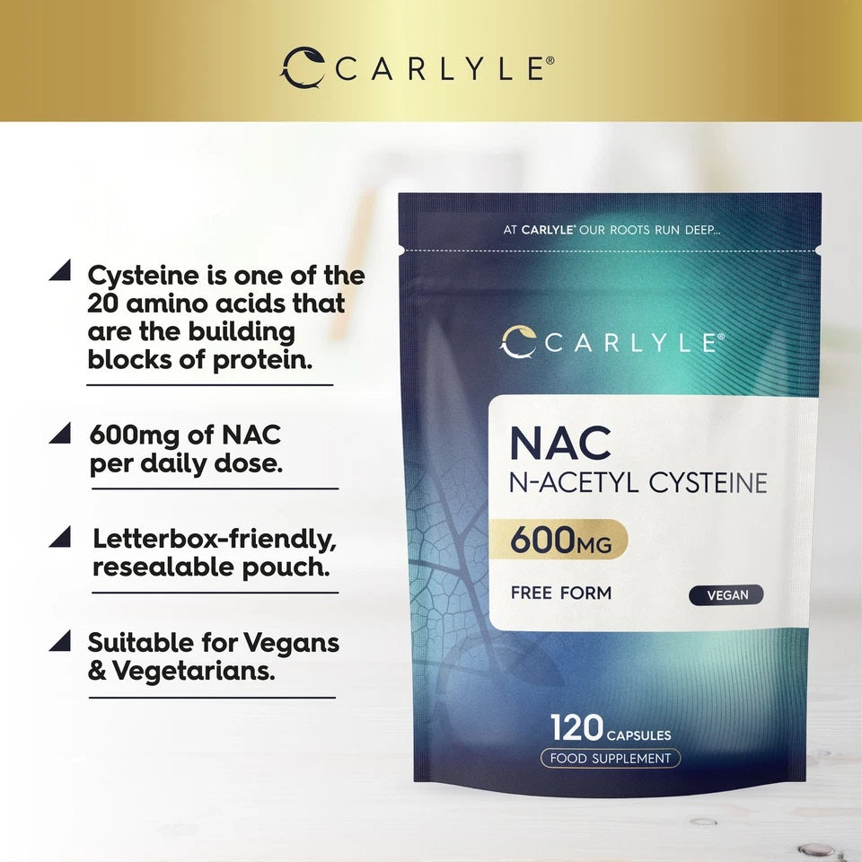 NAC N-Acetyl Cysteine 600 mg | 120 Capsules