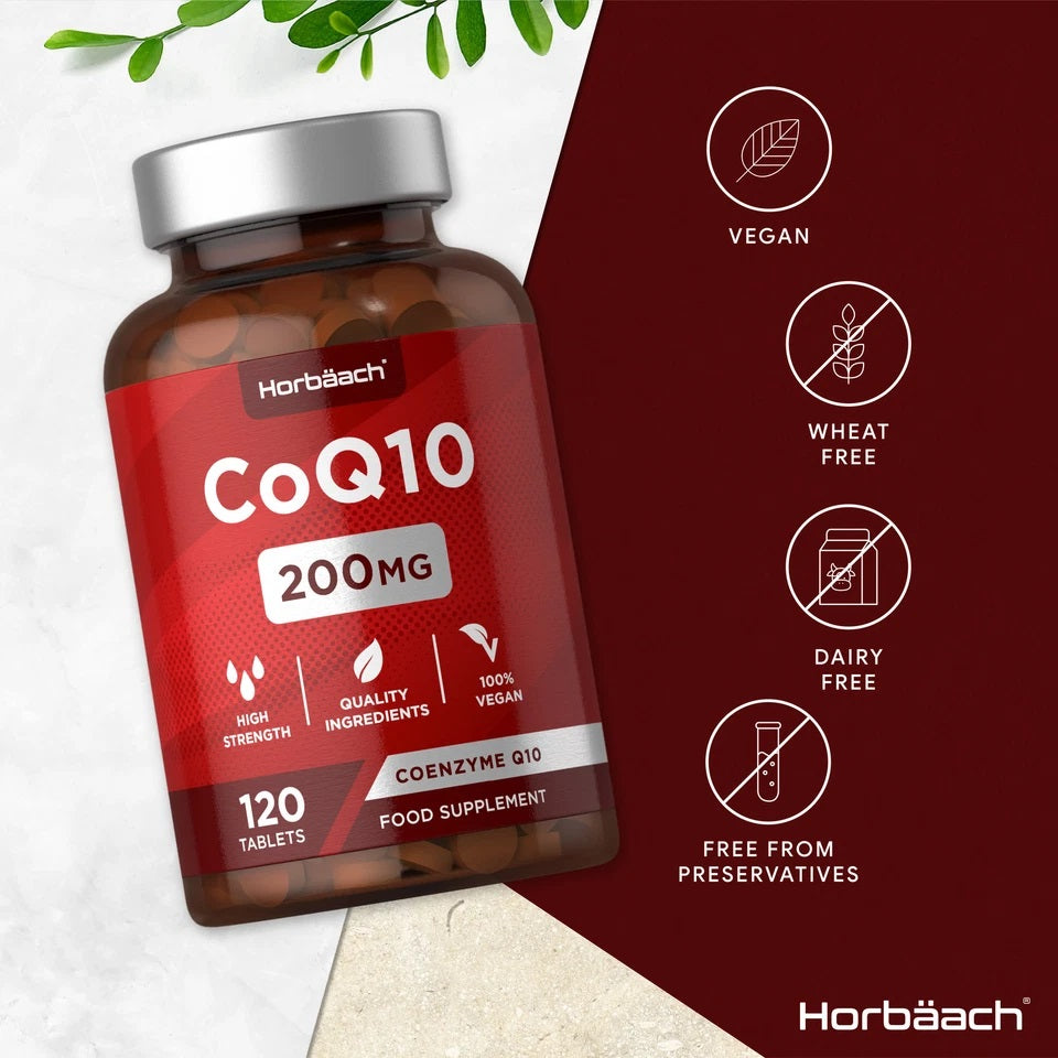 CoQ10 Coenzyme Q10 200 mg | 120 Tablets