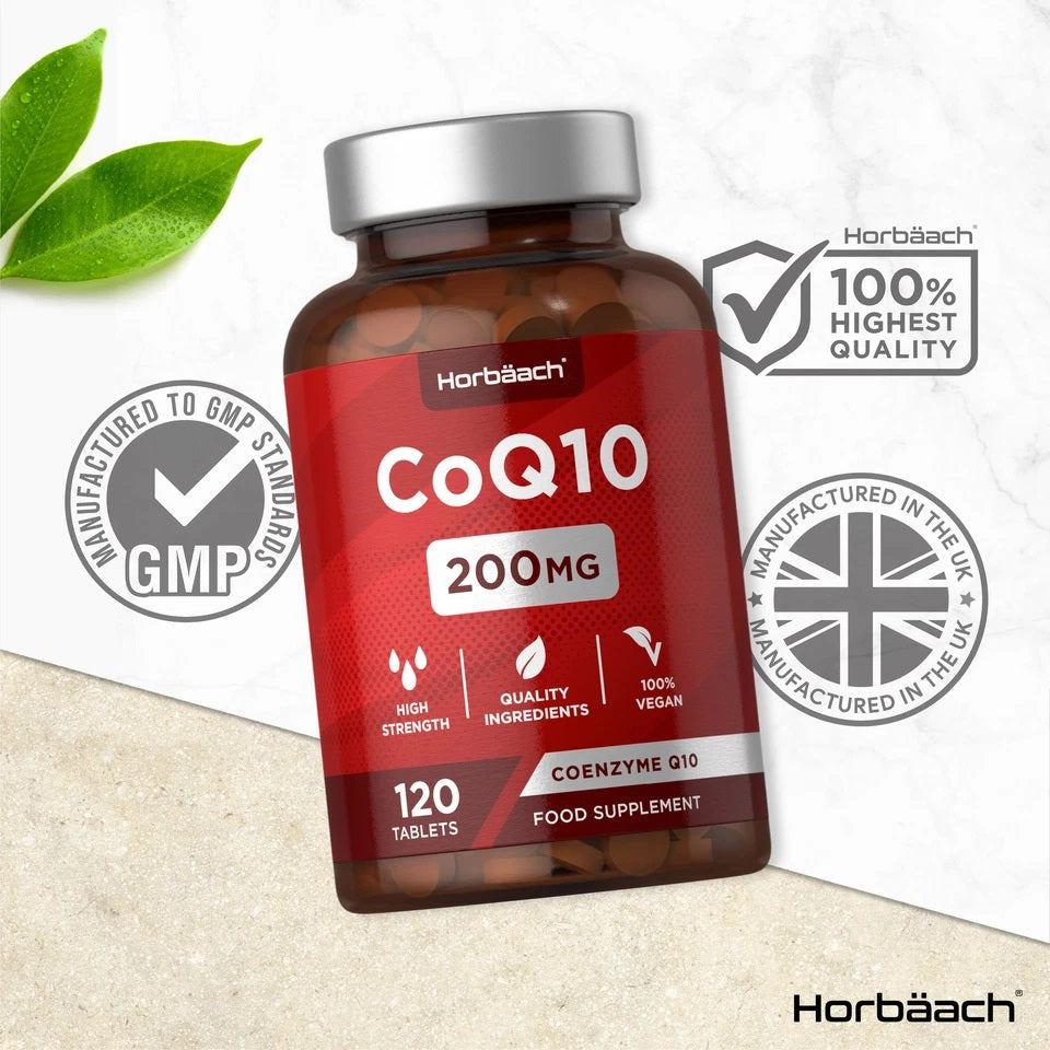 CoQ10 Coenzyme Q10 200 mg | 120 Tablets