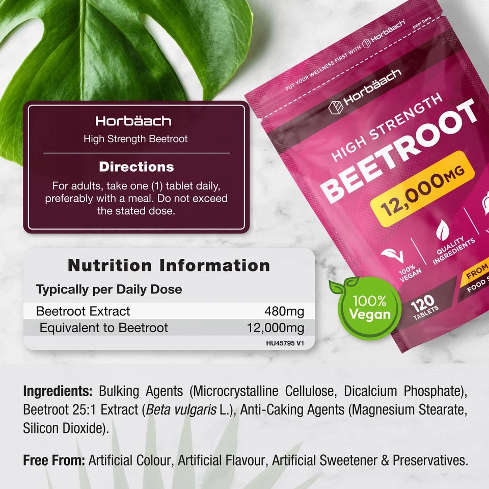 Beetroot 12,000 mg | 120 Tablets